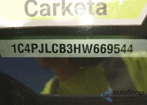 2017 Jeep Cherokee Latitude Fwd from USA, damaged, VIN 1C4PJLCB3HW669544